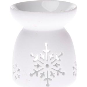 Bílá porcelánová aromalampa Dakls, výška 9 cm obraz