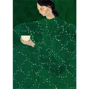 Plakát 30x40 cm Coffee Alone At Place De Clichy – Sofia Lind – The Poster Club obraz