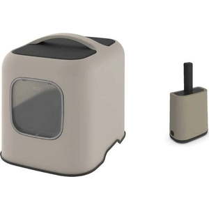 Béžová sada kočičího záchodu a lopatky Biala – Rotho obraz