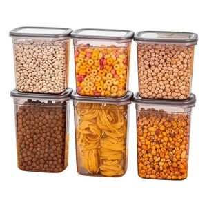 Plastové dózy v sadě 6 ks na potraviny Fresco – Hermia obraz