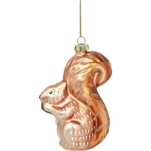 Skleněná ručně vyrobená vánoční ozdoba 11 cm Squirrel – Sass & Belle obraz