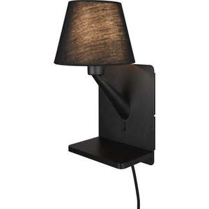 Matně černé nástěnné svítidlo Comfort – Trio obraz