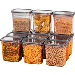 Plastové dózy v sadě 12 ks na potraviny Fresco – Hermia obraz