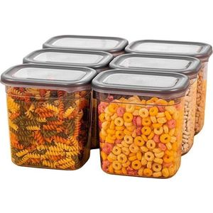 Plastové dózy v sadě 6 ks na potraviny Fresco – Hermia obraz