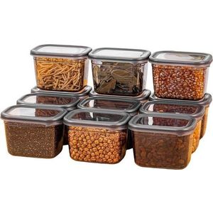 Plastové dózy v sadě 12 ks na potraviny Fresco – Hermia obraz