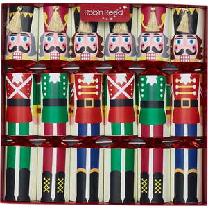 Vánoční crackery v sadě 6 ks Racing Nutcracker - Robin Reed obraz