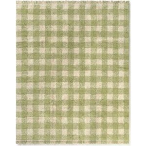 Zelený pratelný/ručně tkaný bavlněný dětský koberec 90x120 cm Vichy – Lorena Canals obraz