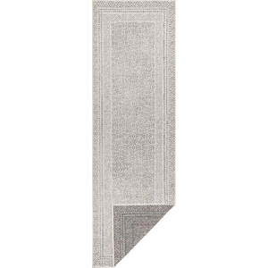 Šedo-bílý venkovní běhoun Ragami Berlin, 80 x 250 cm obraz