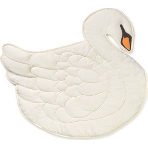 Krémová dětská hrací podložka 100x110 cm Swan – Lorena Canals obraz
