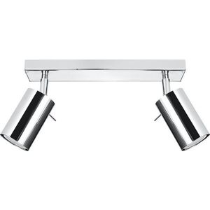 Kovové bodové svítidlo ve stříbrné barvě 6x30 cm Etna – Sollux obraz