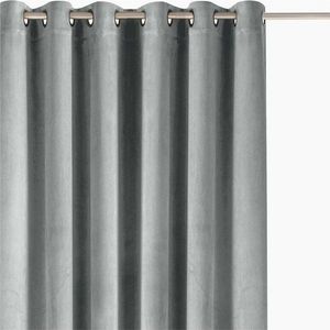 Šedý sametový dimout závěs 530x300 cm Velto – Filumi obraz