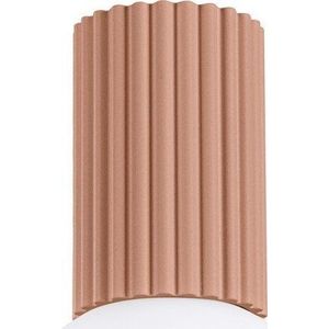 Světle hnědé stropní svítidlo se skleněným stínidlem ø 12 cm Orbital – Sollux obraz