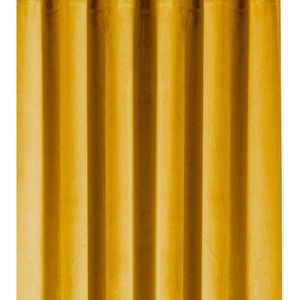 Sametový dimout závěs v hořčicové barvě 265x270 cm Velto – Filumi obraz