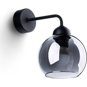 Černé nástěnné svítidlo ø 15 cm Grande – Sollux obraz