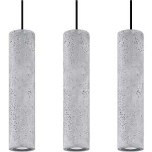 Šedé betonové závěsné svítidlo Fadre – Sollux obraz