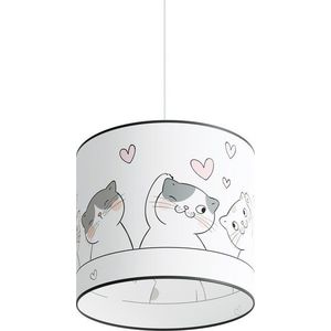 Bílé dětské svítidlo Puss – Sollux obraz