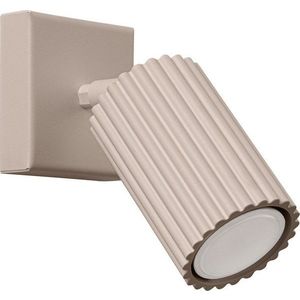 Taupe kovové bodové svítidlo 8x16 cm Gleam – Sollux obraz