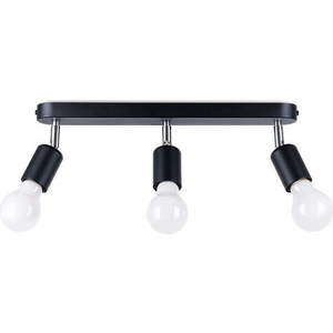 Černé kovové stropní svítidlo ø 6 cm Brando – Sollux obraz