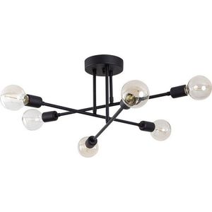 Černé stropní svítidlo Opviq lights Flower obraz