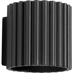 Černé nástěnné svítidlo ø 10 cm Zora – Sollux obraz