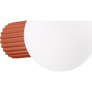 Oranžové nástěnné svítidlo ø 12 cm Orbital – Sollux obraz