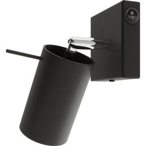 Černé kovové bodové svítidlo ø 6 cm Etna – Sollux obraz