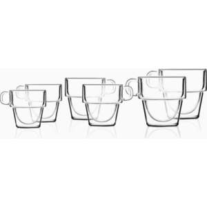 Sada 6 dvoustěnných hrnků Vialli Design obraz