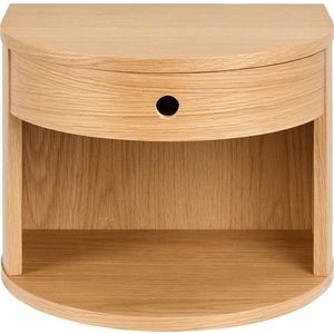 Noční stolek v dekoru dubu ve světle přírodní barvě Paron – Actona obraz