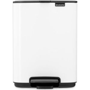 Bílý nášlapný ocelový odpadkový koš 4 l Bo – Brabantia obraz