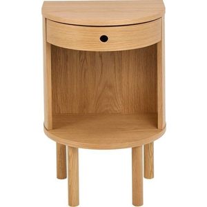 Noční stolek v dekoru dubu ve světle přírodní barvě Paron – Actona obraz