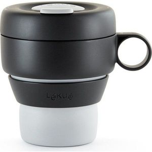 Černý termo hrnek 400 ml To Go – Lékué obraz