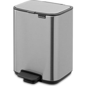 Nášlapný ocelový odpadkový koš v matně stříbrné barvě 4 l Bo – Brabantia obraz