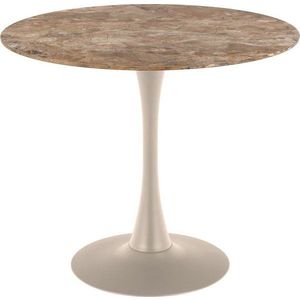 Kulatý jídelní stůl s keramickou deskou ø 90 cm Malta – Actona obraz