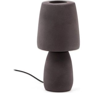 Tmavě hnědá stolní lampa (výška 30 cm) Tandy – Kave Home obraz