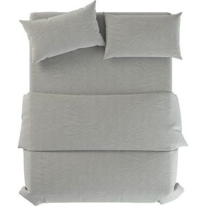 Šedozelené lněné povlečení na dvoulůžko 200x200 cm Stone – Native Natural obraz