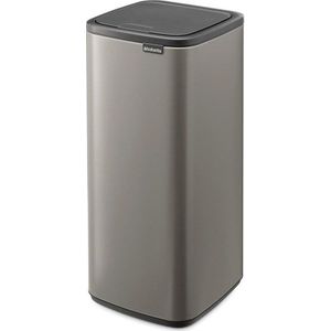 Šedý dotykový ocelový odpadkový koš 30 l Bo Touch – Brabantia obraz
