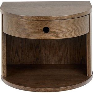 Noční stolek v dekoru dubu v tmavě přírodní barvě Paron – Actona obraz
