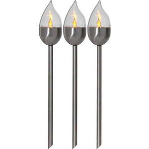 LED zapichovací solární venkovní svítidla v sadě 3 ks (výška 40 cm) Olympus – Star Trading obraz