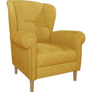 Žluté křeslo ušák Swan – Ropez obraz