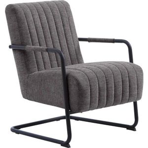 Tmavě šedé křeslo Trout – Unique Furniture obraz