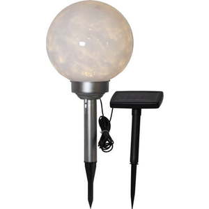 Venkovní kulaté solární LED svítidlo Star Trading Luna, ø 20 cm obraz