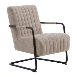 Béžové křeslo Trout – Unique Furniture obraz