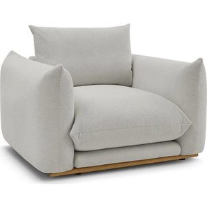 Světle šedé křeslo Ernest – Bobochic Paris obraz