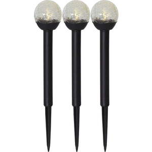Sada 3 venkovních solárních LED svítidel Star Trading Roma, výška 23 cm obraz