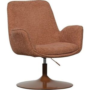 Oranžové křeslo s nastavitelnou výškou sedadla Marten – WOOOD obraz