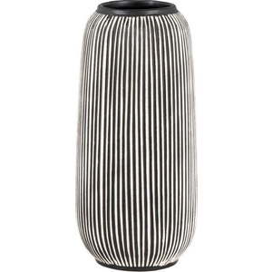 Černo-bílá váza z kamene (výška 20 cm) – House Nordic obraz