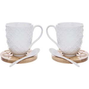 Porcelánové hrnky v sadě 2 ks 370 ml Whiteline – Orion obraz