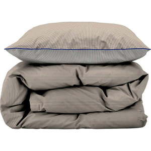 Béžové povlečení na jednolůžko z Bio bavlny 140x200 cm Frame – Södahl obraz