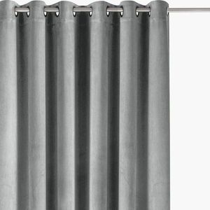 Šedý sametový dimout závěs 200x270 cm Velto – Filumi obraz