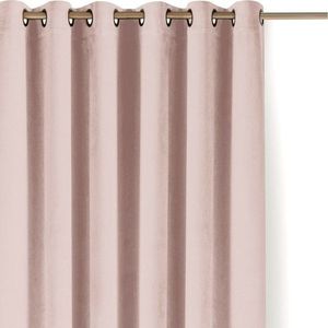 Světle růžový sametový dimout závěs 265x300 cm Velto – Filumi obraz